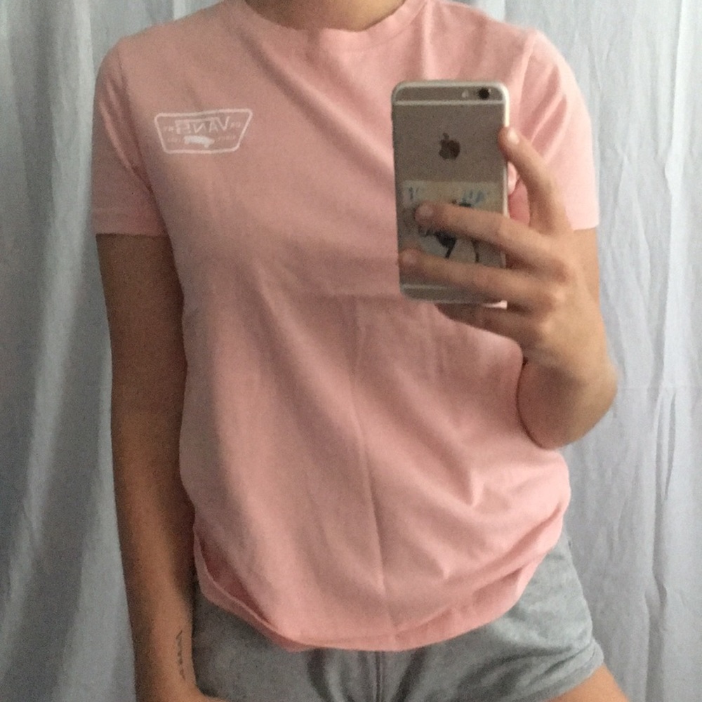 Vans pink tee